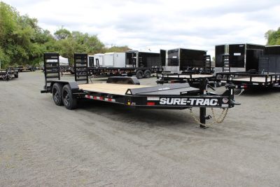 New 2026 Sure-Trac 7x18 17.6K Pro Series Equipment Trailer
