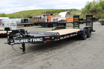 New 2026 Sure-Trac 7x18 17.6K Pro Series Equipment Trailer