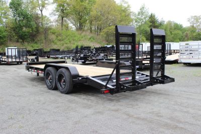 New 2026 Sure-Trac 7x18 17.6K Pro Series Equipment Trailer
