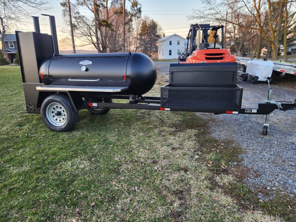 New 2026 Meadow Creek TS250 Smoker BBQ Grill Trailer