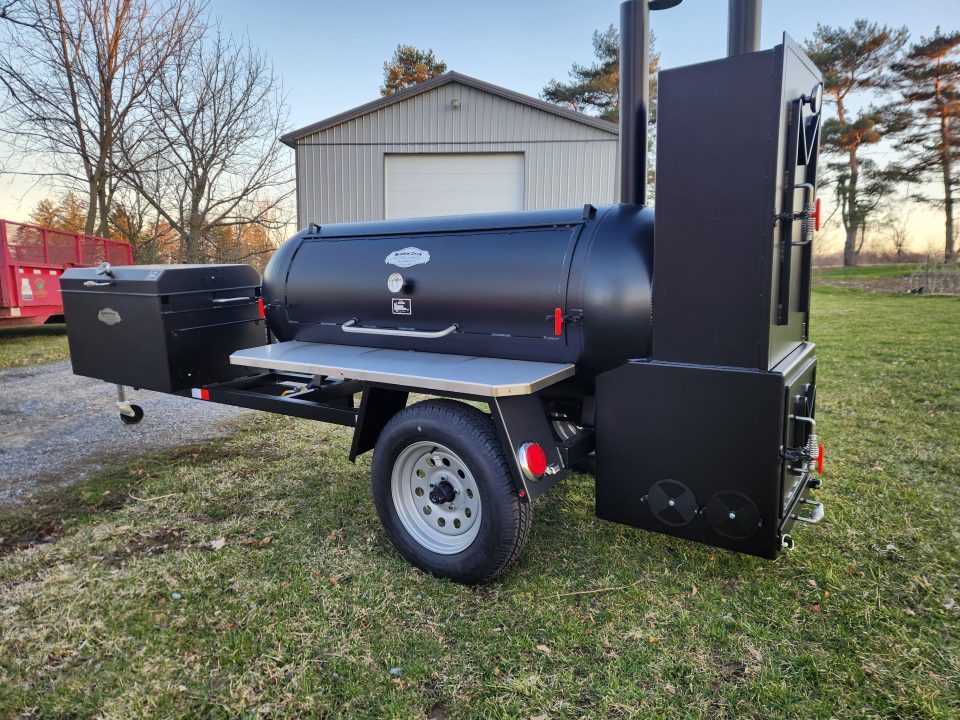 New 2026 Meadow Creek TS250 Smoker BBQ Grill Trailer