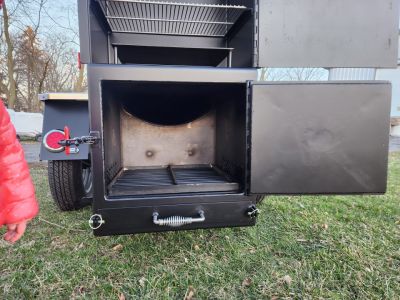 New 2026 Meadow Creek TS250 Smoker BBQ Grill Trailer