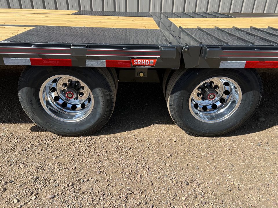 New 2026 Diamond C Trailers 35' FMAX212HDT Gooseneck Hydraulic Tail Flatbed Trailer