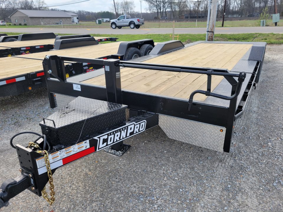 New 2026 CornPro 8x19+6 Full Width Tilt Bed Equipment Trailer