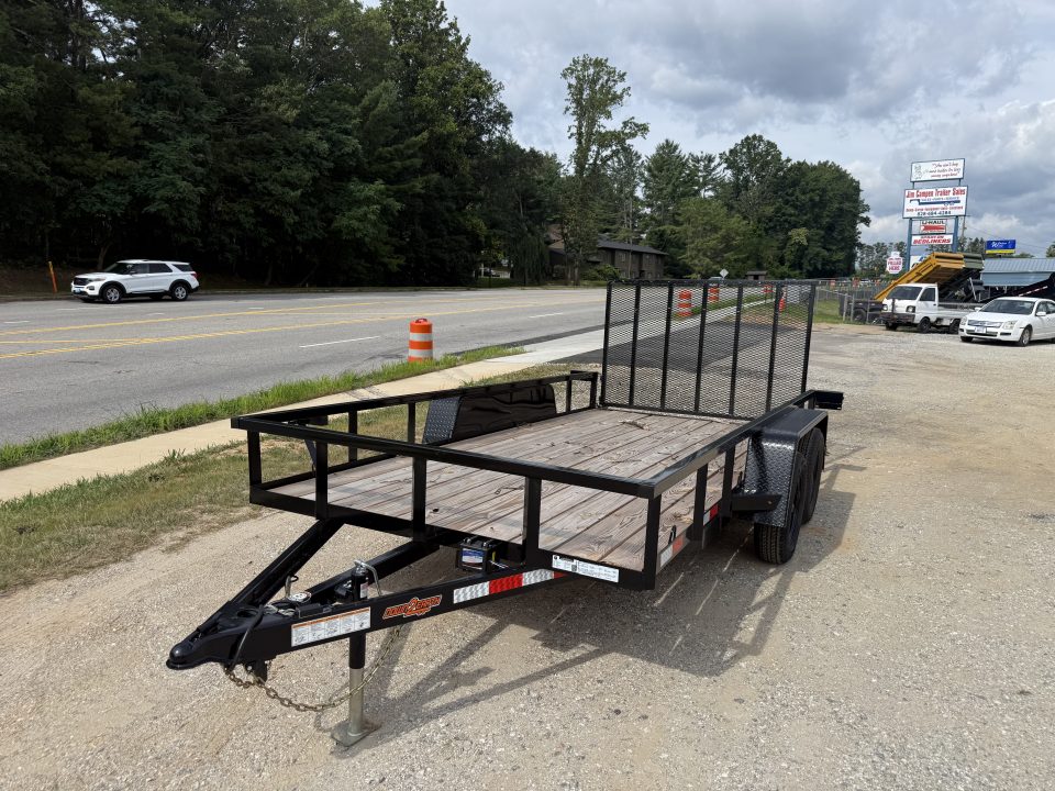 New 2026 Down 2 Earth Trailers DTE7614UT35B Utility Trailer / 76"x14' / TUBE RAIL / SEALED LIGHTS
