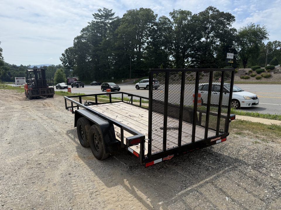 New 2026 Down 2 Earth Trailers DTE7614UT35B Utility Trailer / 76"x14' / TUBE RAIL / SEALED LIGHTS