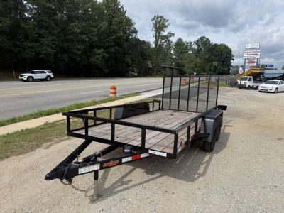 New 2026 Down 2 Earth Trailers DTE7614UT35B Utility Trailer / 76"x14' / TUBE RAIL / SEALED LIGHTS