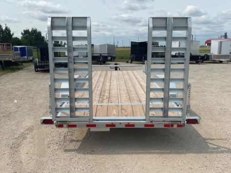 New 2027 Canada Trailers Galvanized 20FT Equipment Trailer 2-8k axles