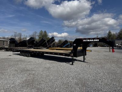 New 2026 PJ Trailers 102X36 GOOSENECK TRIPLE AXLE 21K GVWR Flatbed Trailer