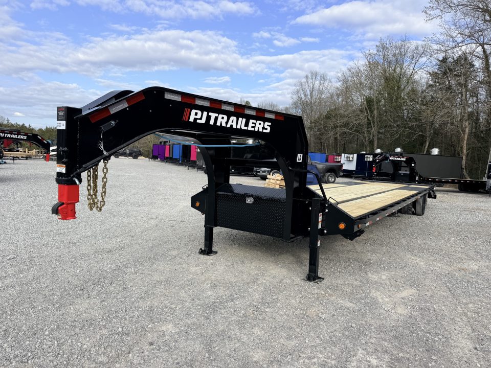 New 2026 PJ Trailers 102X36 GOOSENECK 25K GVWR (MEGA RAMPS) Flatbed Trailer