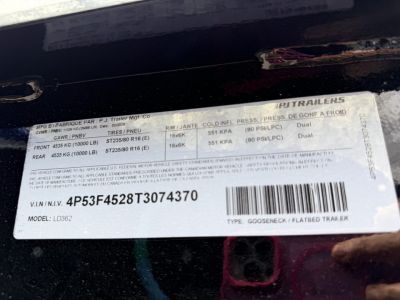 New 2026 PJ Trailers 102X36 GOOSENECK 25K GVWR (MEGA RAMPS) Flatbed Trailer