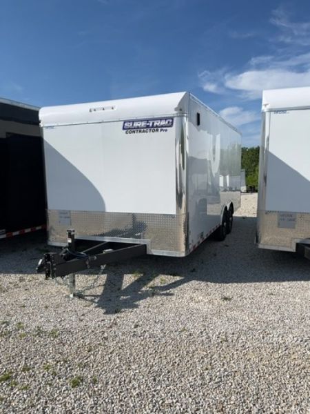 New 2026 Sure-Trac 8.5 x 20 14K Contractor Pro Ramp Door Cargo / Enclosed Trailer