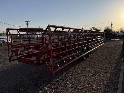 New 2026 Gooseneck Trailer MFG Hay Trailer