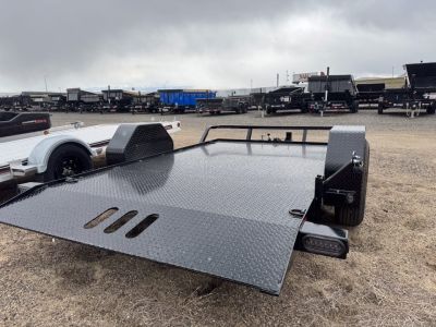 New 2026 Load Trail 12' Single Axle Scissor Hauler Flatbed Trailer