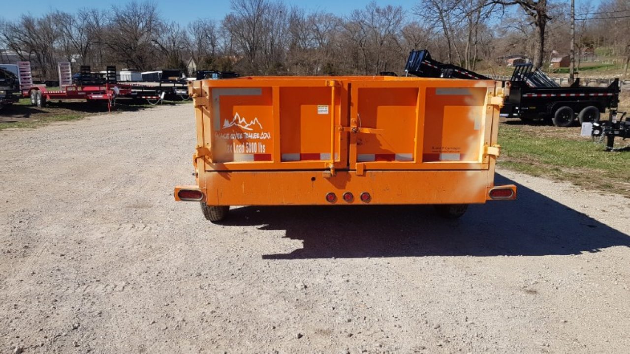 Used 2022 Snake River 82x14 Scissor Dump14K Dump Trailer