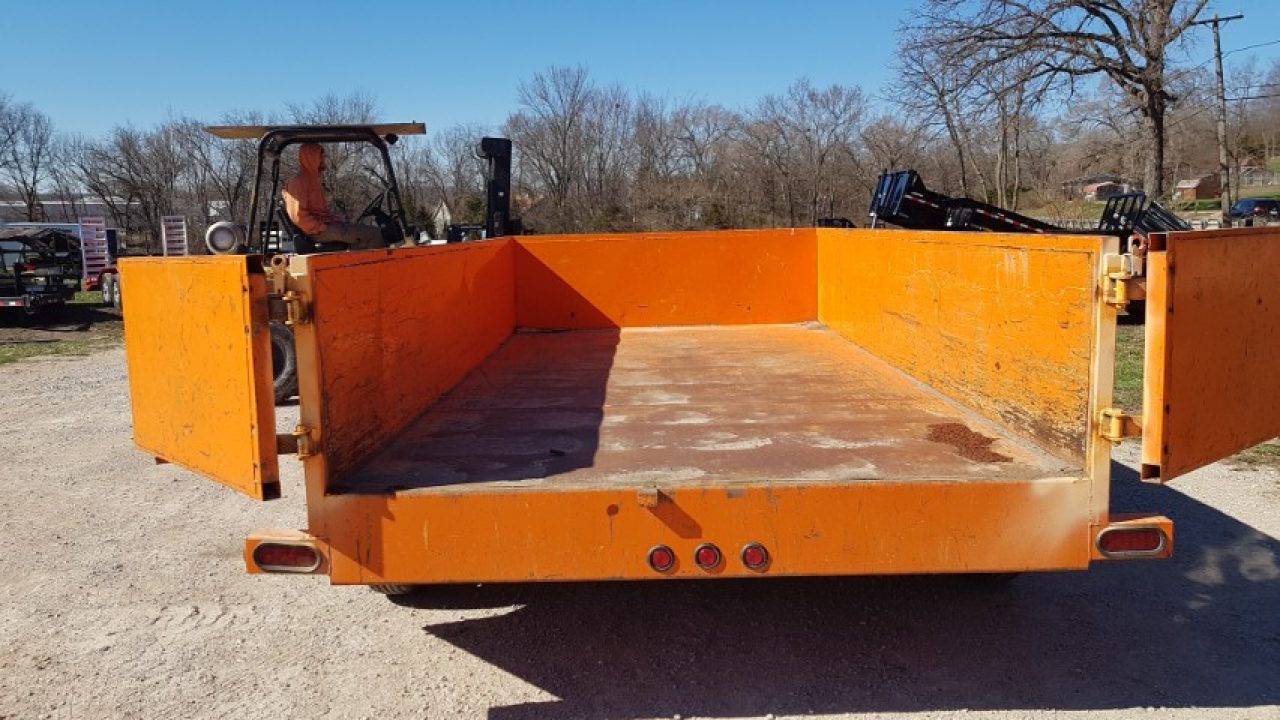 Used 2022 Snake River 82x14 Scissor Dump14K Dump Trailer