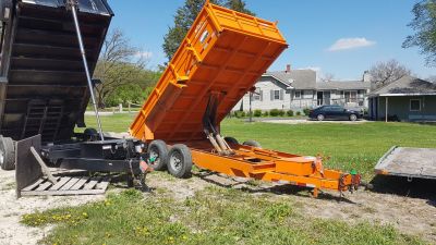 Used 2022 Snake River 82x14 Scissor Dump14K Dump Trailer