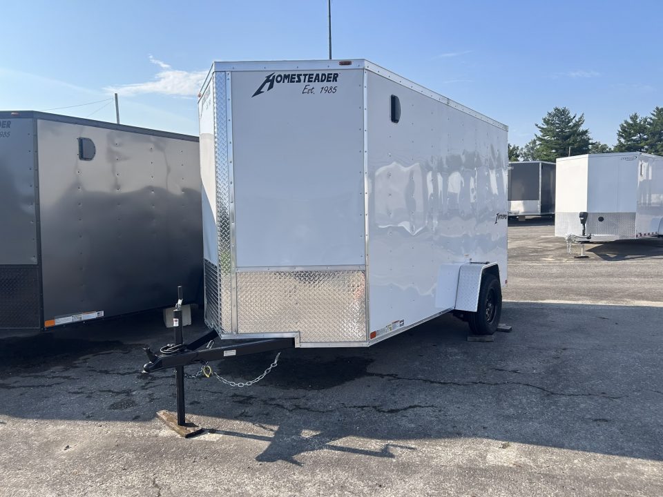 New 2026 Homesteader Trailer 6 X 12 FT INTREPID CARGO TRAILER BARN DOOR 6 FT 6 IN INT HT
