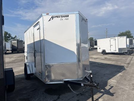 New 2026 Homesteader Trailer 6 X 12 FT INTREPID CARGO TRAILER BARN DOOR 6 FT 6 IN INT HT