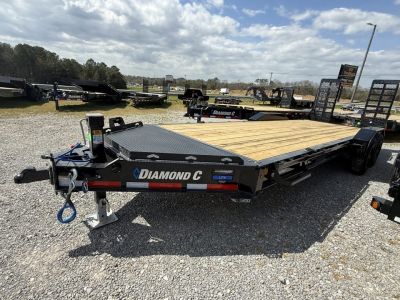 New 2026 Diamond C LPX 210 22’ Equipment Trailer, PACESETTER EDITION, FORK HOLDERS, HEAVY DUTY FENDERS, 20K GVWR