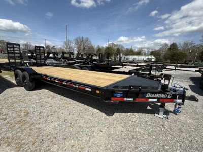 New 2026 Diamond C LPX 210 22’ Equipment Trailer, PACESETTER EDITION, FORK HOLDERS, HEAVY DUTY FENDERS, 20K GVWR