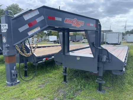 Used 2026 Down 2 Earth Trailers GN-102X30 DOVETAIL Deckover Trailer