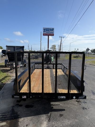 New 2026 GPS Utility Trailer 6x12 TA with tube top and ramp