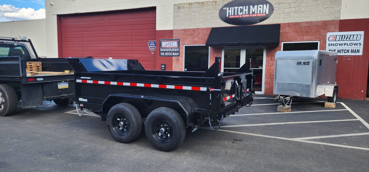 New 72in x 10 Sure-Trac Low-Pro Single Ram Dump Trailer 10k***Stab Jacks