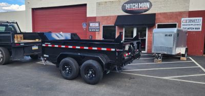 New 72in x 10 Sure-Trac Low-Pro Single Ram Dump Trailer 10k***Stab Jacks