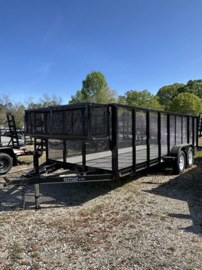 New 18’ superior 4’ Highside tandem Utility Trailer