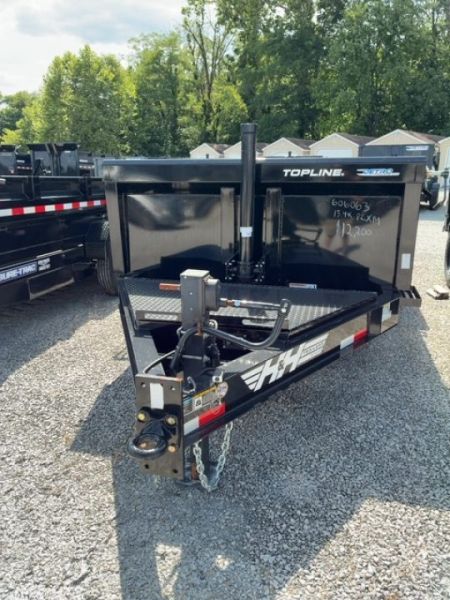 New 2025 H&H Trailers 83x14 15.4K Topline Telescopic Dump