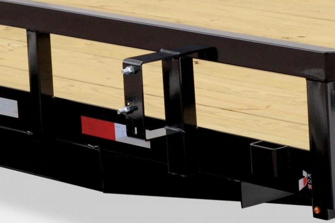 New 6 x 12 Sure-Trac Tube Top Utility Trailer, 3k GVWR **w/ Spring Assist Fold-Flat Gate, Spare Mount, Set-back Jack