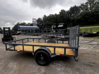 New 2026 GPS Trailers / GT Series / 76" x 12' / 3500# Axle / 48" Mesh Gate