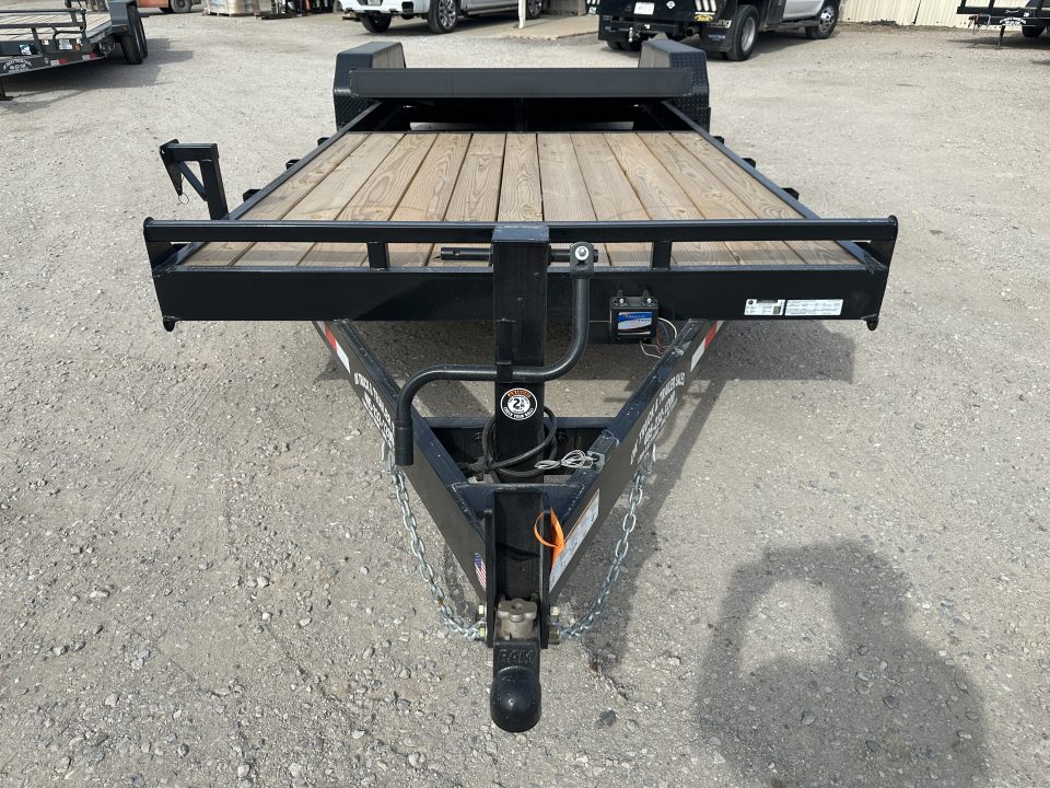 New 2026 Down 2 Earth Trailers 82"x24' Bumper Pull with 7ks axles Tilt Trailer