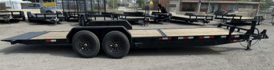 New 2026 Down 2 Earth Trailers 82"x24' Bumper Pull with 7ks axles Tilt Trailer