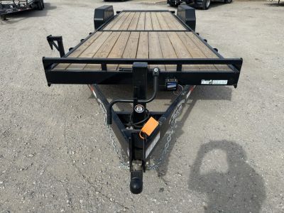New 2026 Down 2 Earth Trailers 82"x24' Bumper Pull with 7ks axles Tilt Trailer