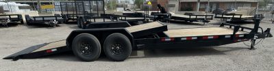 New 2026 Down 2 Earth Trailers 82"x24' Bumper Pull with 7ks axles Tilt Trailer