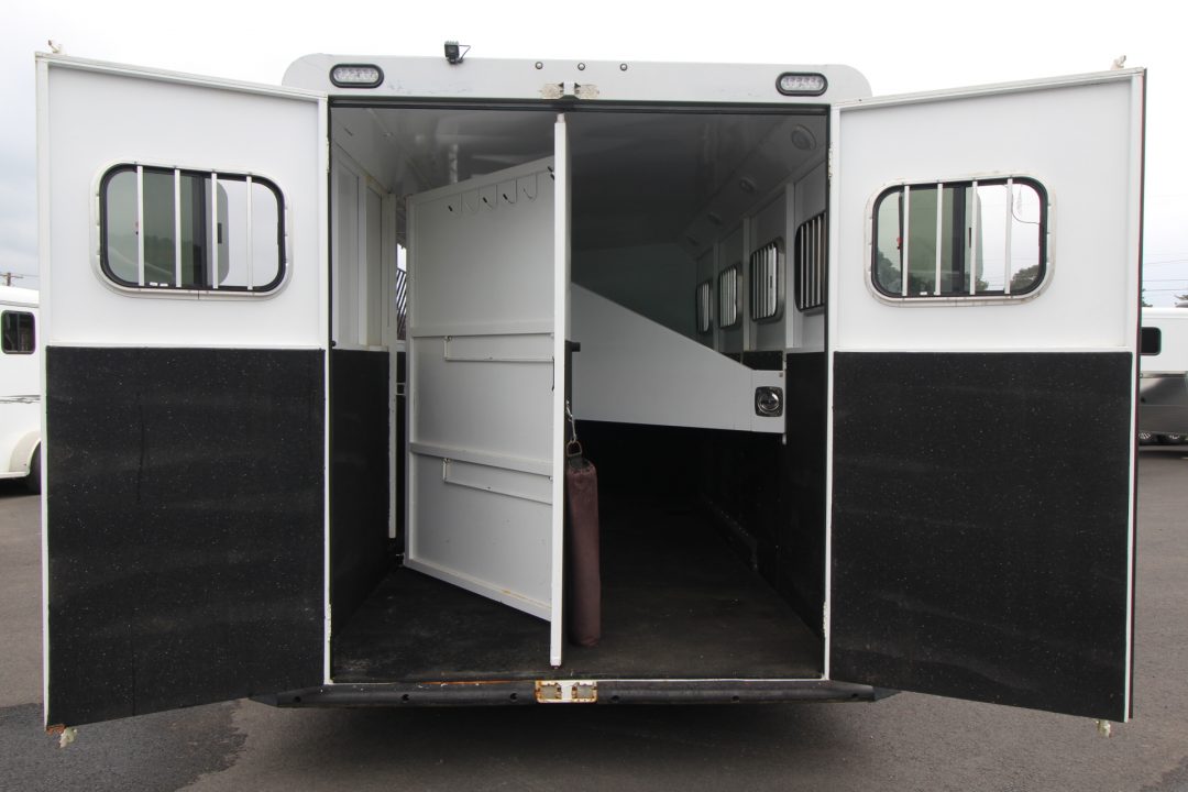 Used 2015 Trails West Sierra Extra Tall 5x5 Comfort Package "weekender" - 4 Horse Trailer