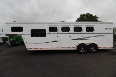 Used 2015 Trails West Sierra Extra Tall 5x5 Comfort Package "weekender" - 4 Horse Trailer