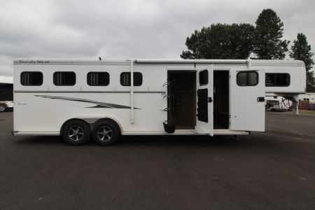 Used 2015 Trails West Sierra Extra Tall 5x5 Comfort Package "weekender" - 4 Horse Trailer