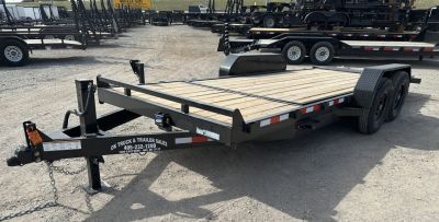 New 2026 Down 2 Earth Trailers 82 x20' Bumper Pull with 7ks axles Tilt Trailer