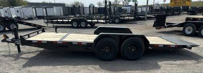 New 2026 Down 2 Earth Trailers 82"x20' Bumper Pull with 7ks axles Tilt Trailer