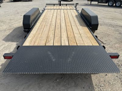 New 2026 Down 2 Earth Trailers 82"x20' Bumper Pull with 7ks axles Tilt Trailer