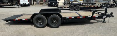 New 2026 Down 2 Earth Trailers 82"x20' Bumper Pull with 7ks axles Tilt Trailer