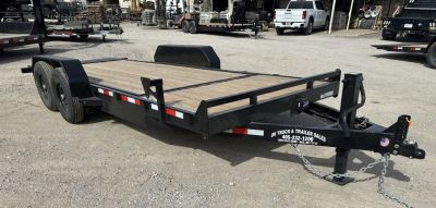 New 2026 Down 2 Earth Trailers 82"x20' Bumper Pull with 7ks axles Tilt Trailer