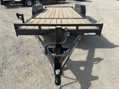 New 2026 Down 2 Earth Trailers 82"x20' Bumper Pull with 7ks axles Tilt Trailer