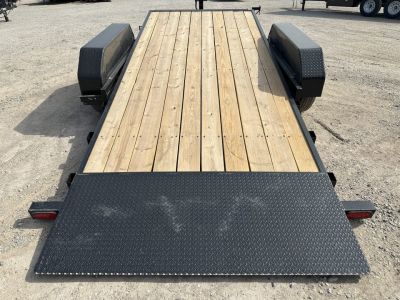 New 2026 Down 2 Earth Trailers 82"x20' Bumper Pull with 7ks axles Tilt Trailer