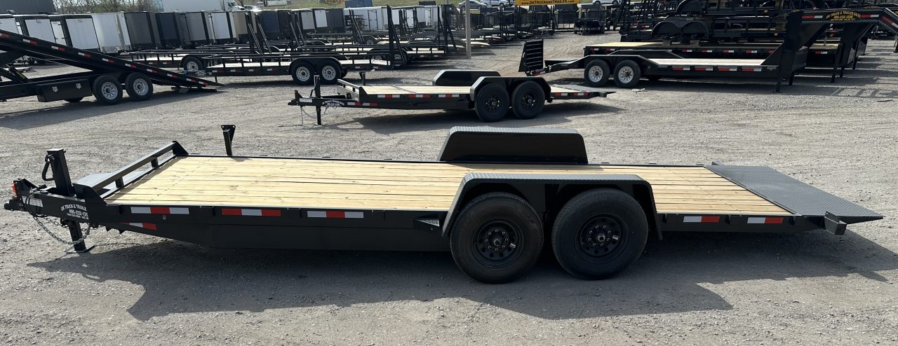New 2026 Down 2 Earth Trailers 82"x22' Bumper Pull Full Power Tilt Trailer
