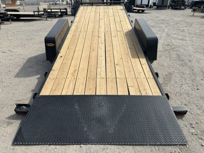 New 2026 Down 2 Earth Trailers 82"x22' Bumper Pull Full Power Tilt Trailer
