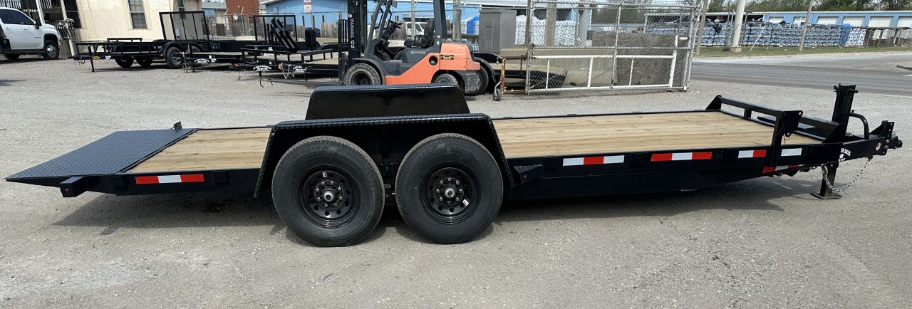 New 2026 Down 2 Earth Trailers 82"x20' Bumper Pull Full Power Tilt Trailer
